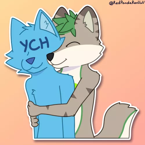 Drew a sticker for a friend of mine because she asked nicely