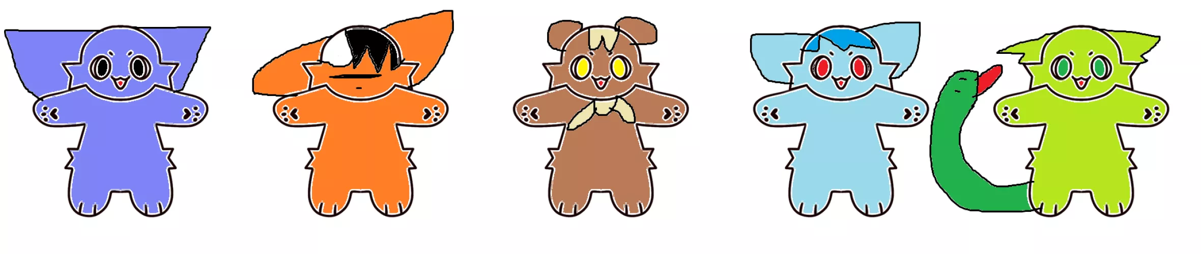 free adopts want them all gone asap (base by c0smicbutterfly)