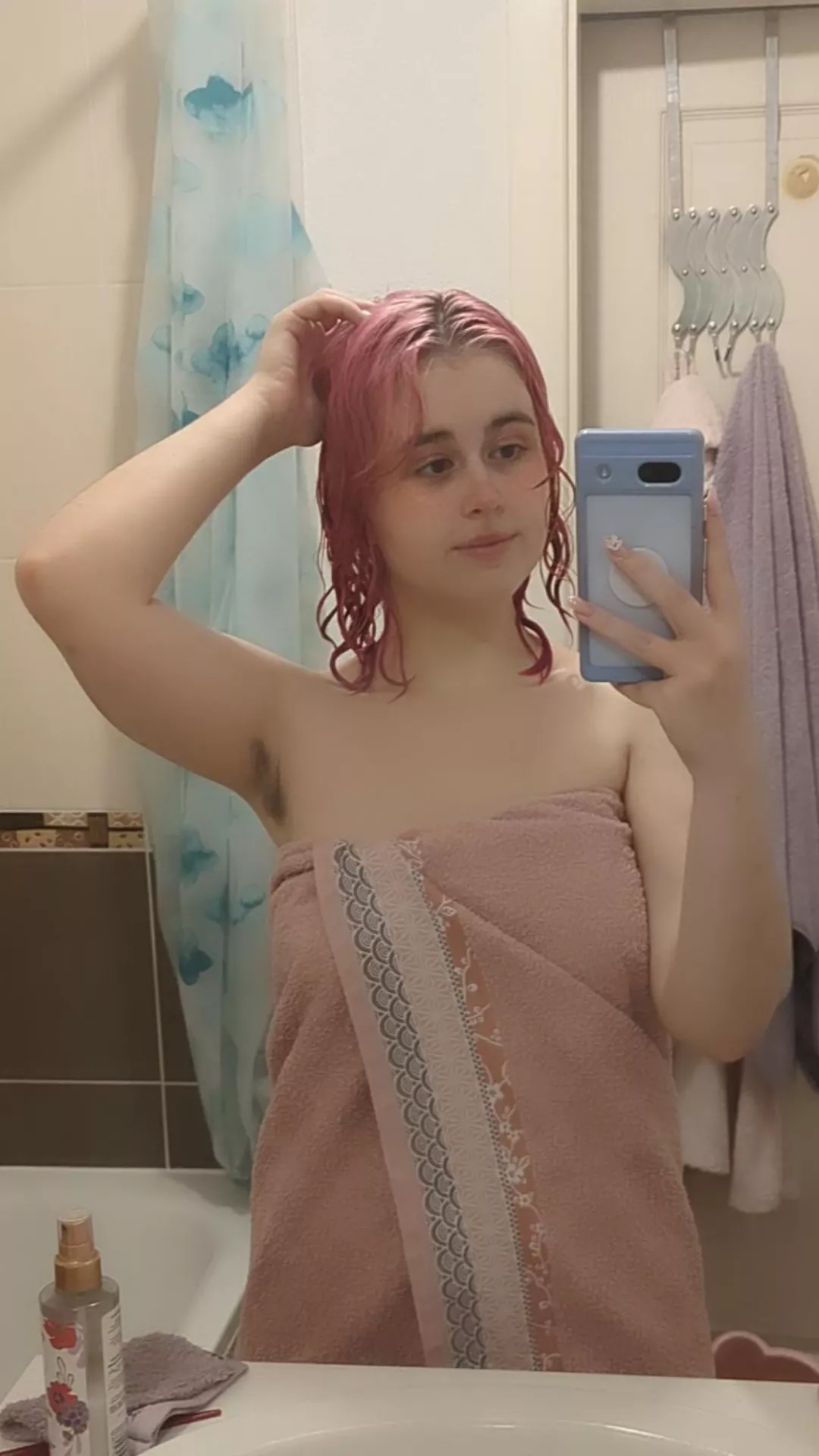 Getting out of the shower and feeling refreshed is the best!!