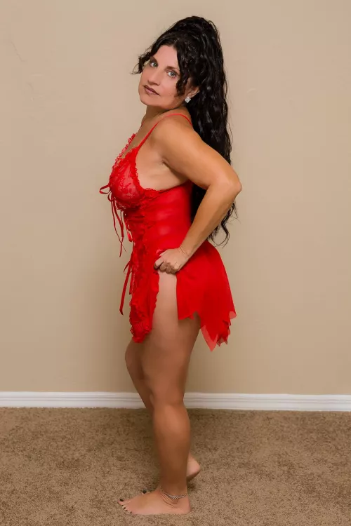 I love wearing lingerie. But the best part of wearing it is when I start slowly removing it! (44)