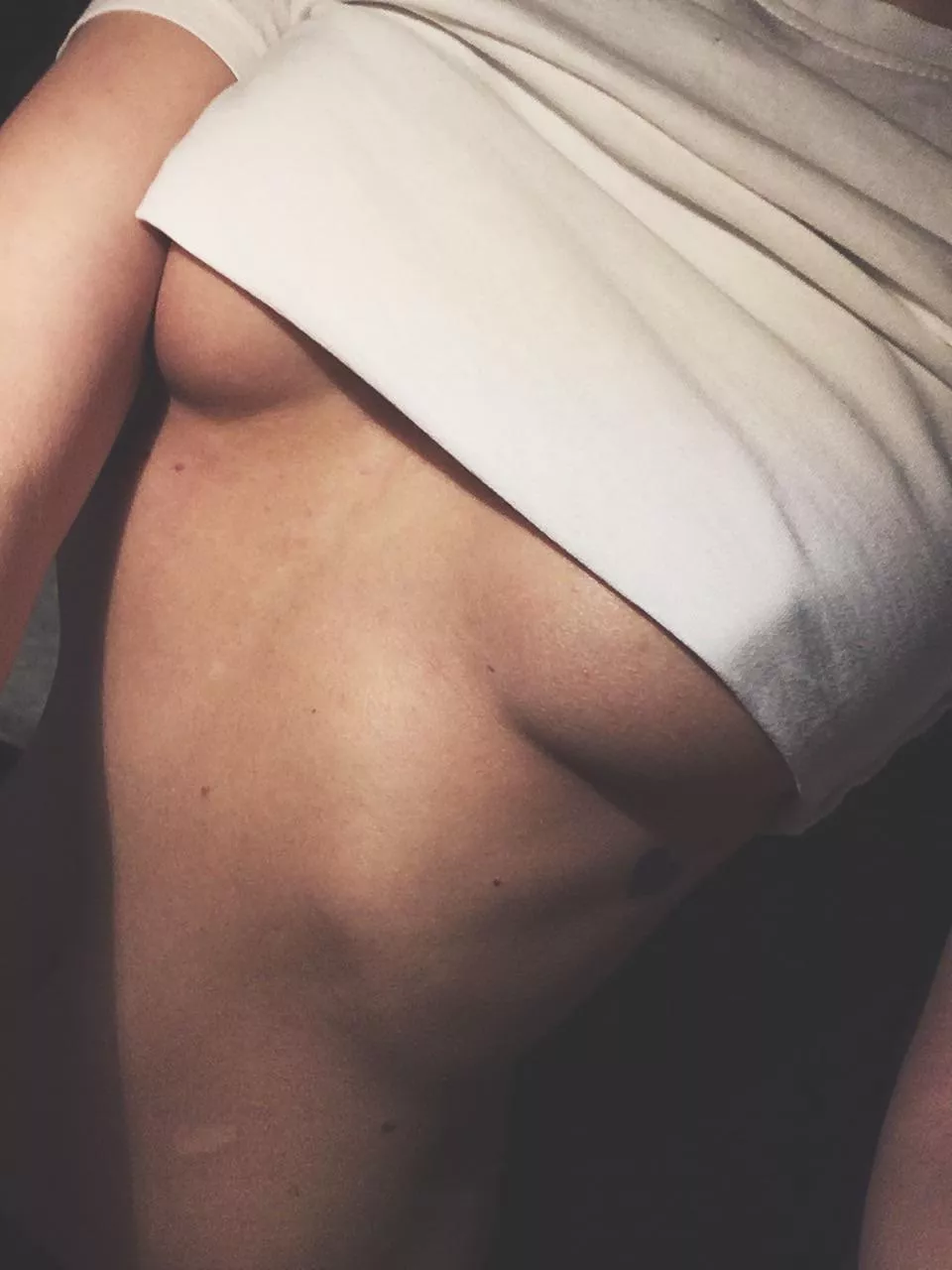 I think white tshirt is best to go braless in