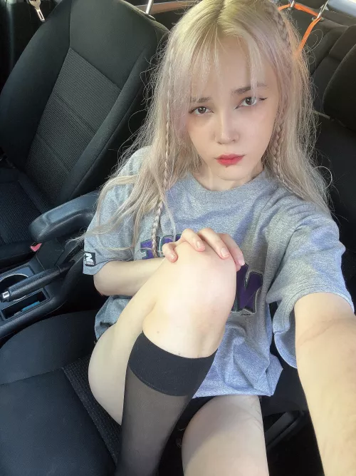 I thought this outfit needed stockings