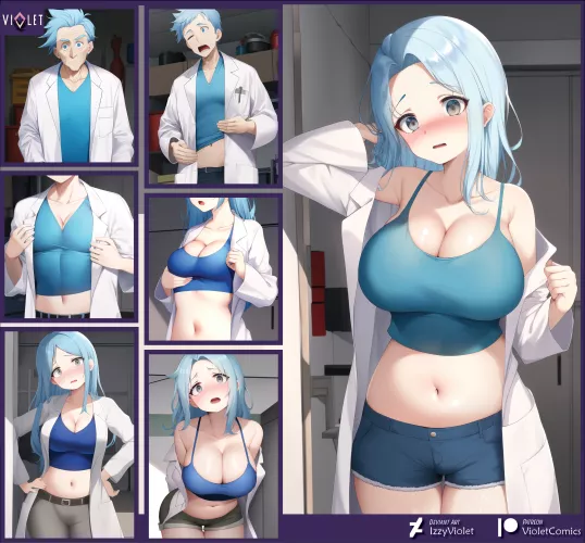 I Turned Myself into a Bimbo, Morty!