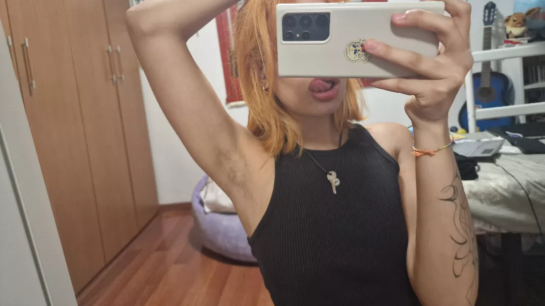 if we were alone in my room, what would you do? Would you kiss my mouth or lick my armpits?