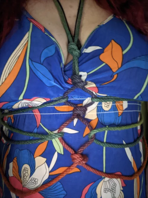 Leslie Thorp Rope Bunny and a diamond karada because diamonds are a girls best friend