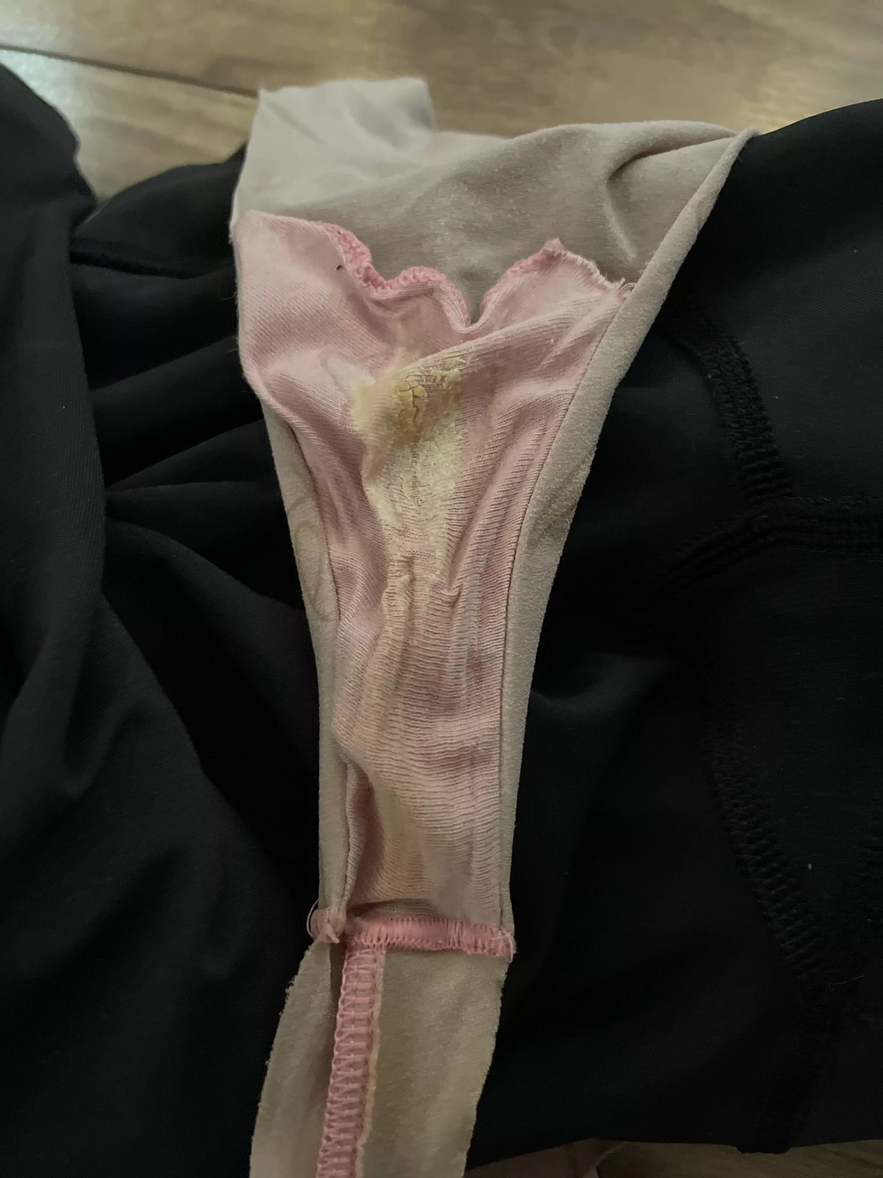 My crusty panties from yesterday