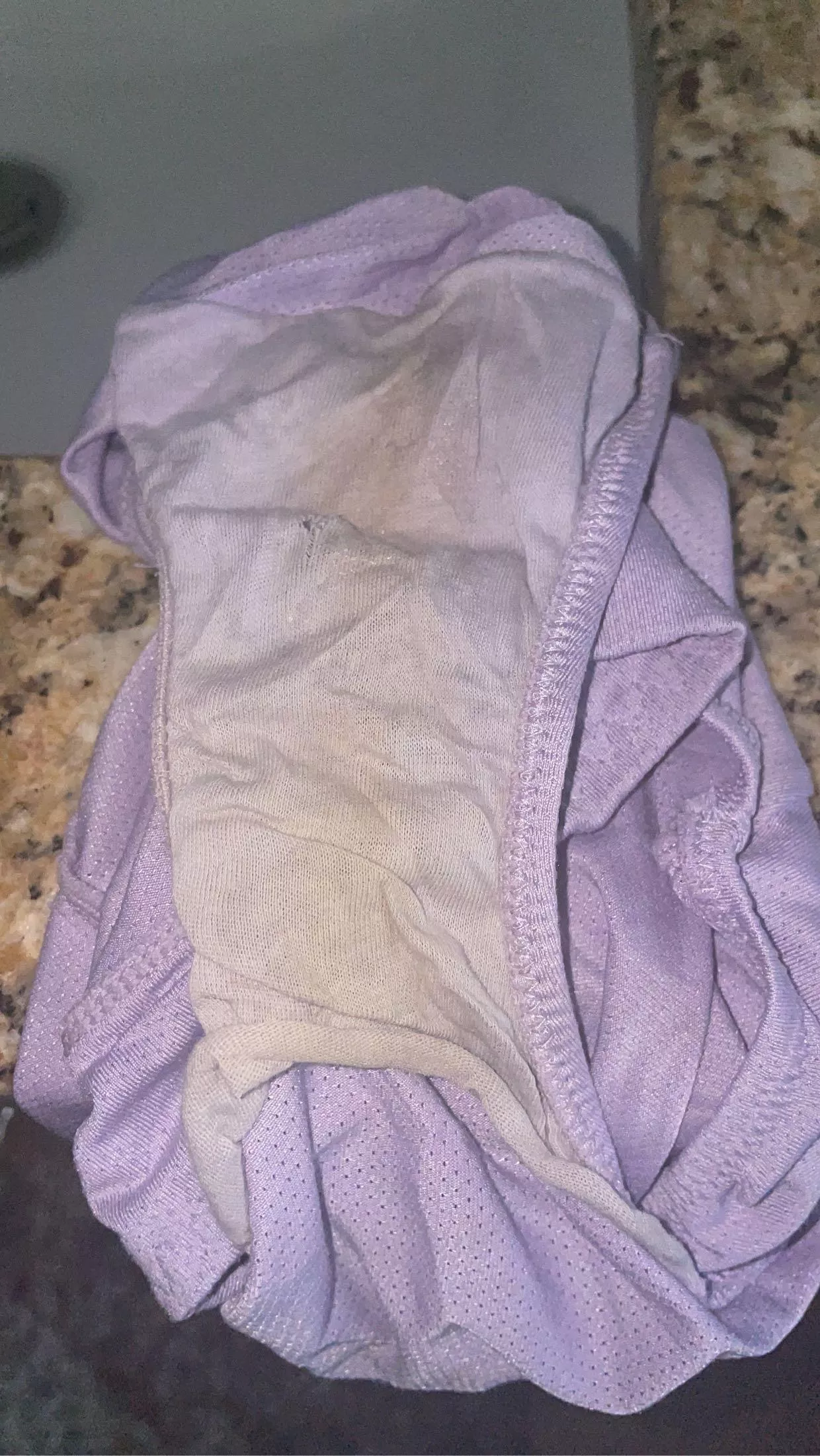 My mom’s panties. I figured they belonged here