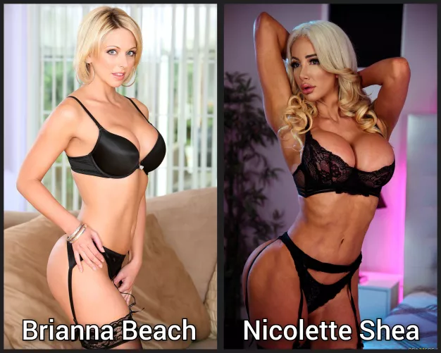 pick one - Lingerie milf battle - [Brianna Beach] [Nicolette Shea]