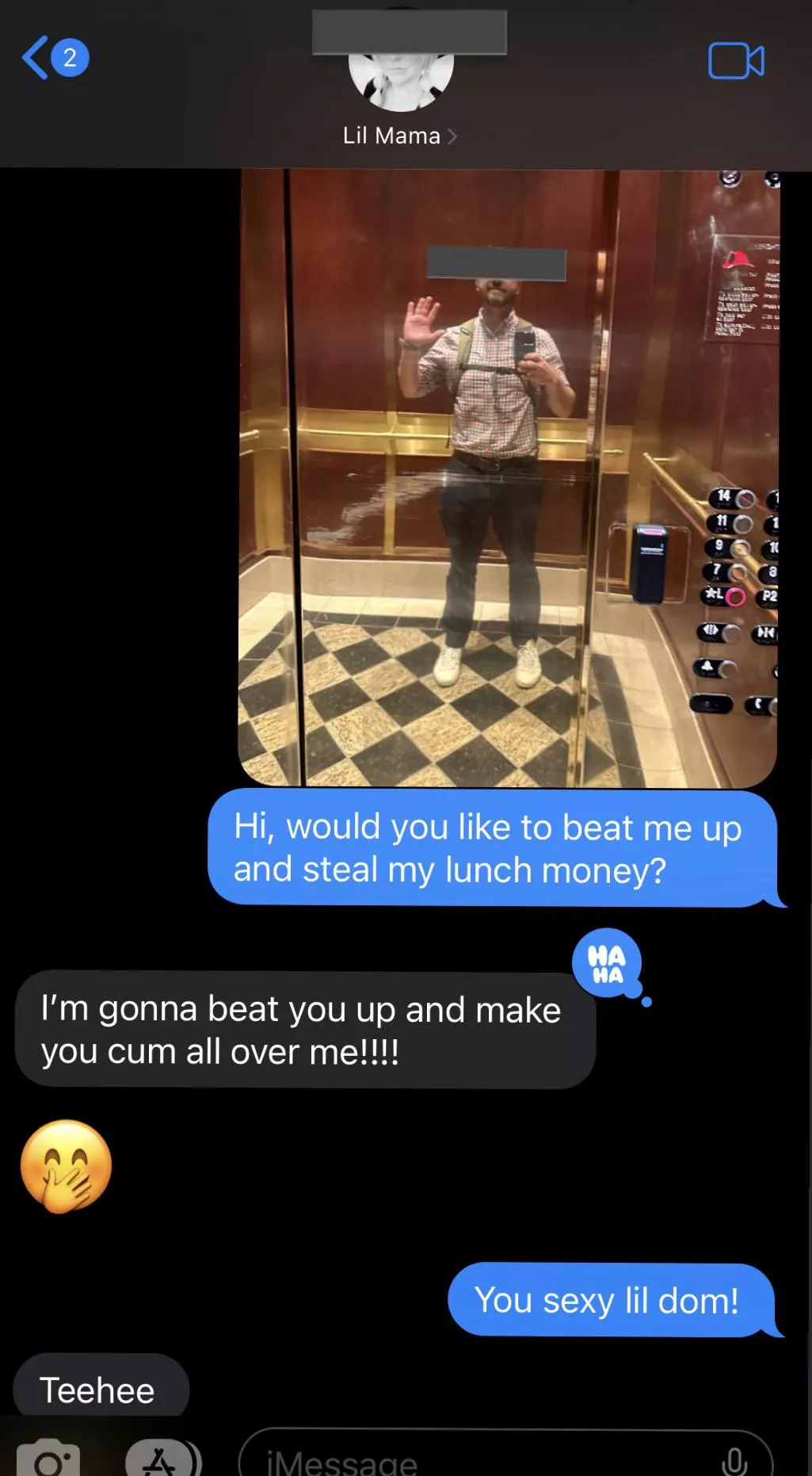 Sharing my nerdy work outfit with my gf when all of a sudden…