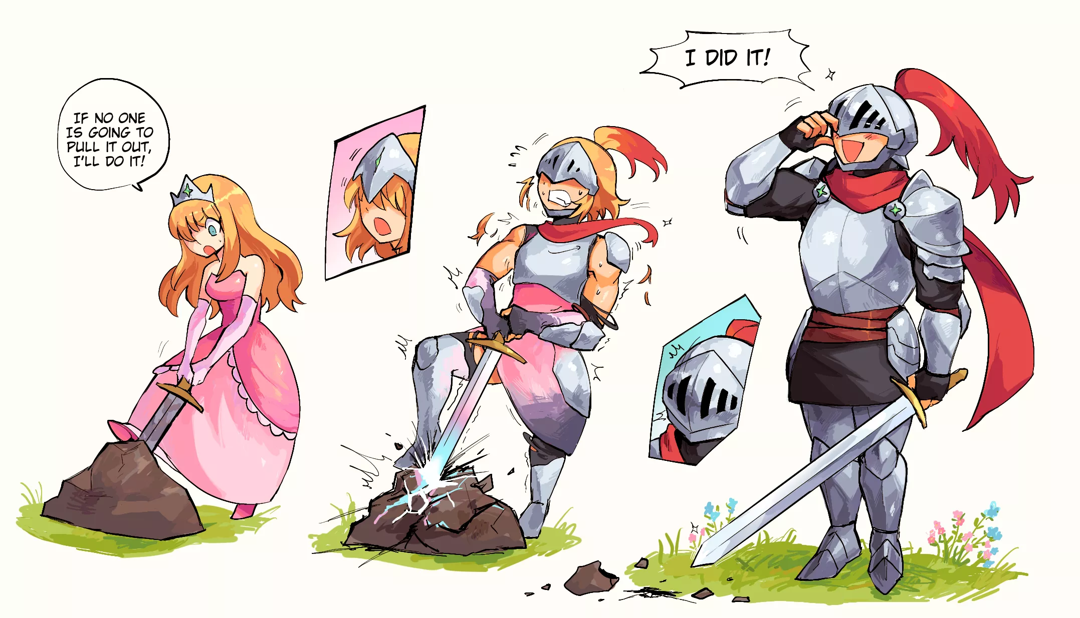 Sword in the Stone (Princess to Knight TG) by Mopan