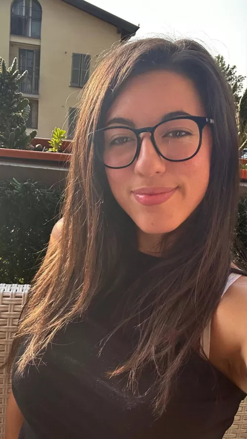 Take off my glasses an my clothes too.