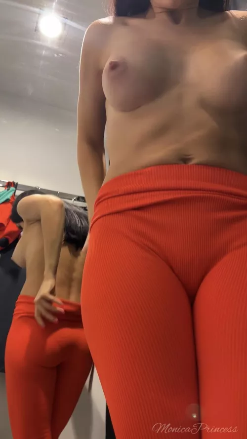 There's not much room here, but my dream is to fuck in the fitting room