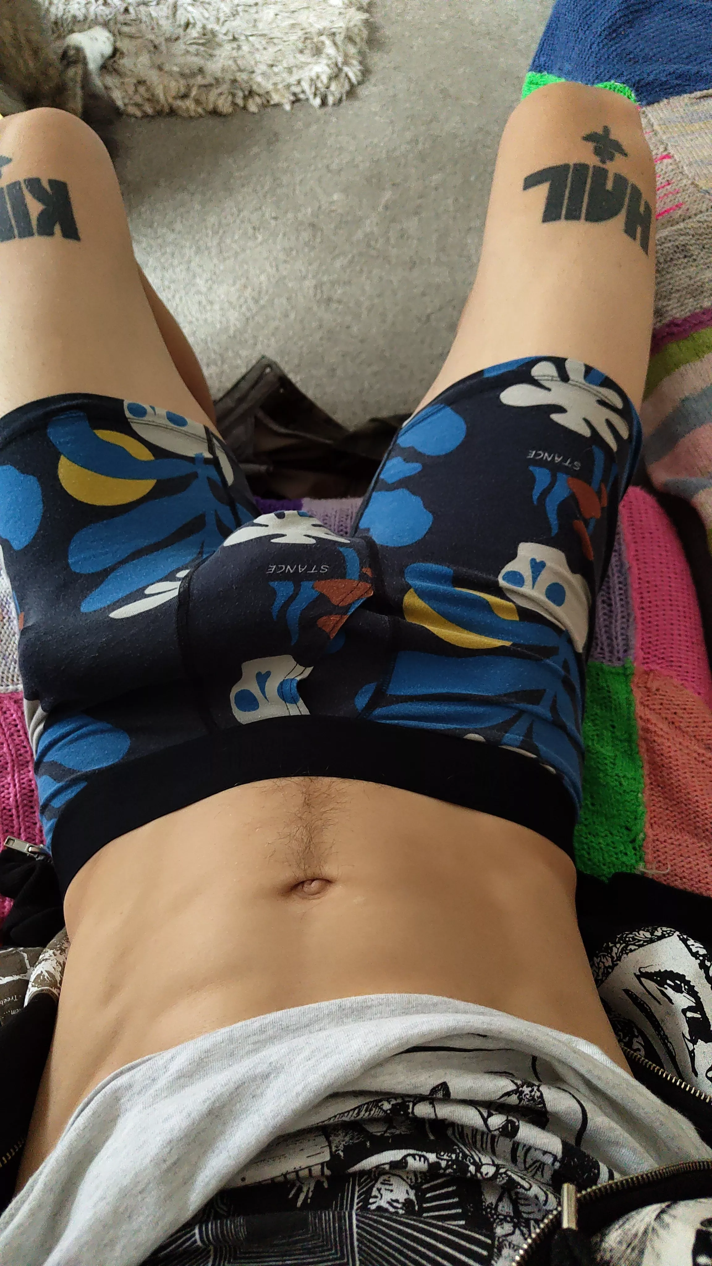 These pants do a lot of holding.