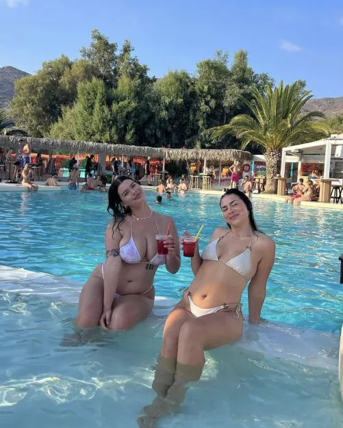 Vacation breast envy