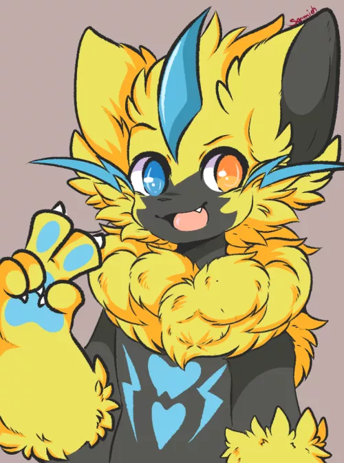 Zee The Zeraora (Commission)