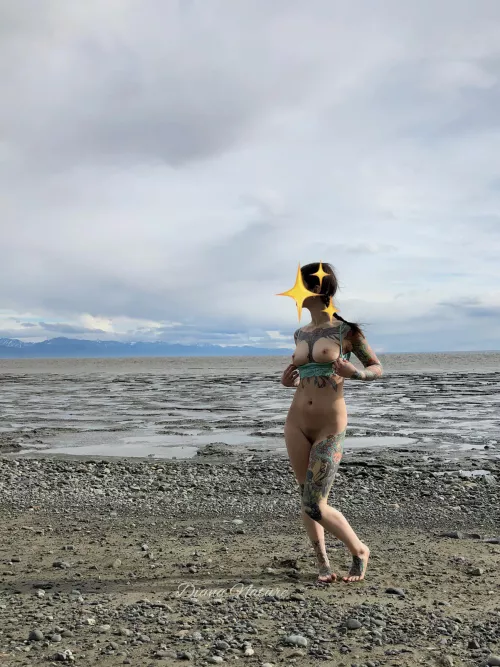 A chilly day at the beach!