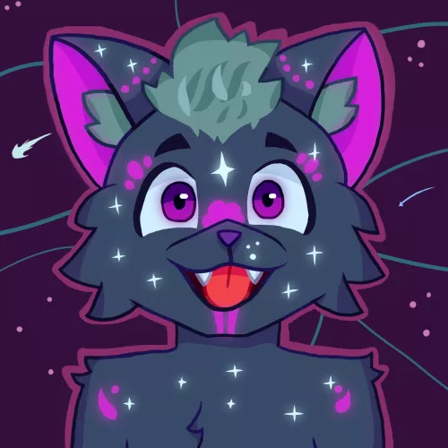 A COSMIC furry! (Art by me)