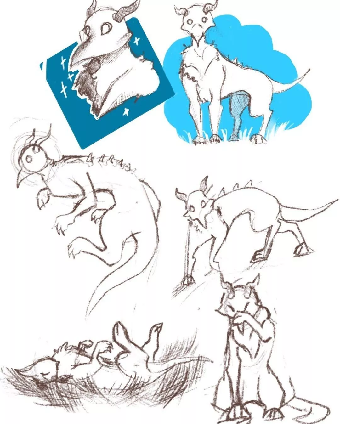 A skull doggo I made long time ago