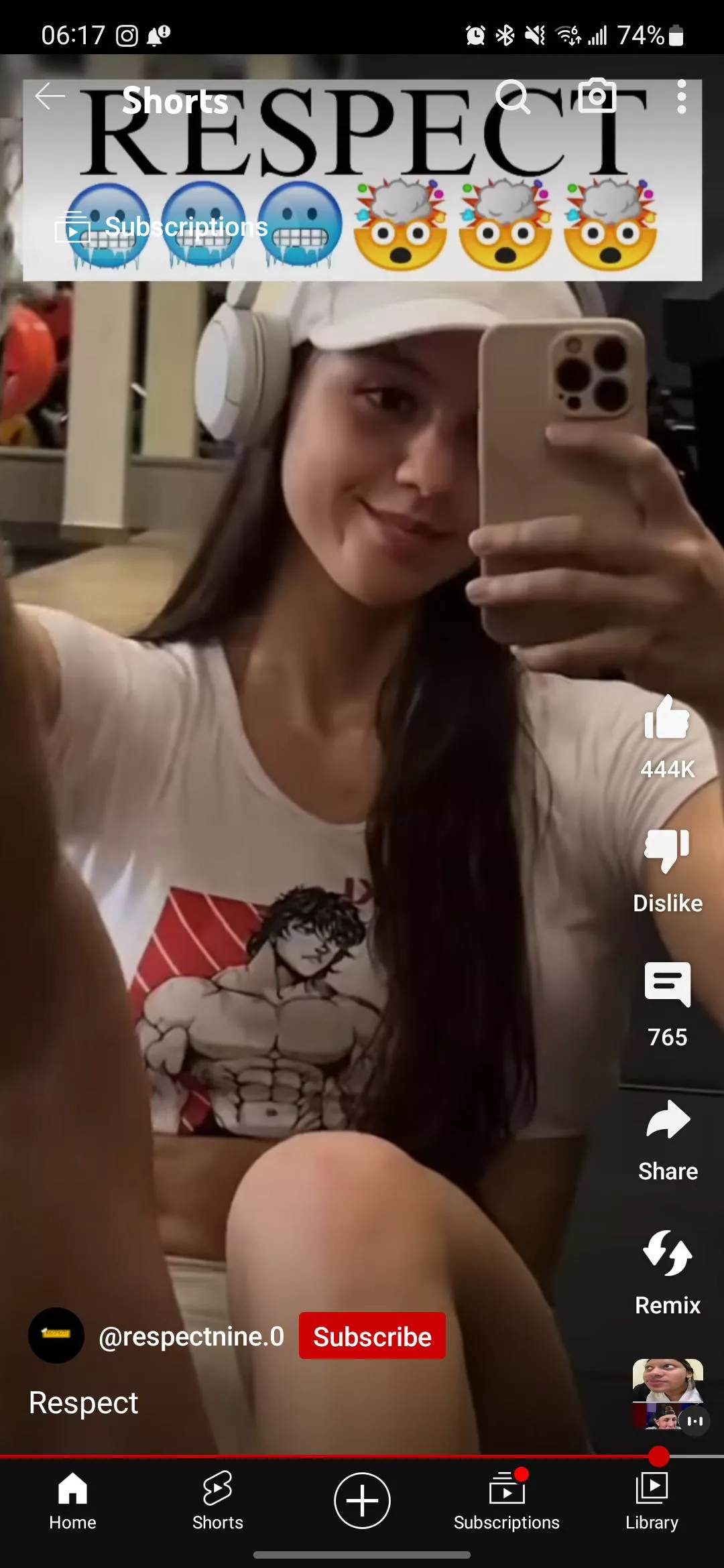 Any one knows her @?