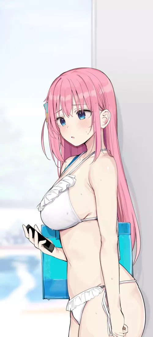 Bocchi's White Bikini (Bocchi The Rock)