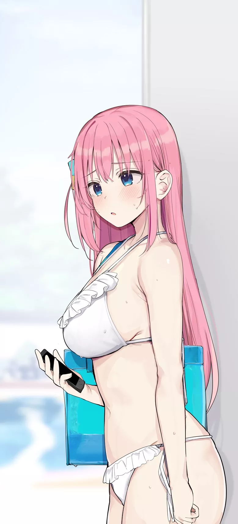 Bocchi's White Bikini (Bocchi The Rock)