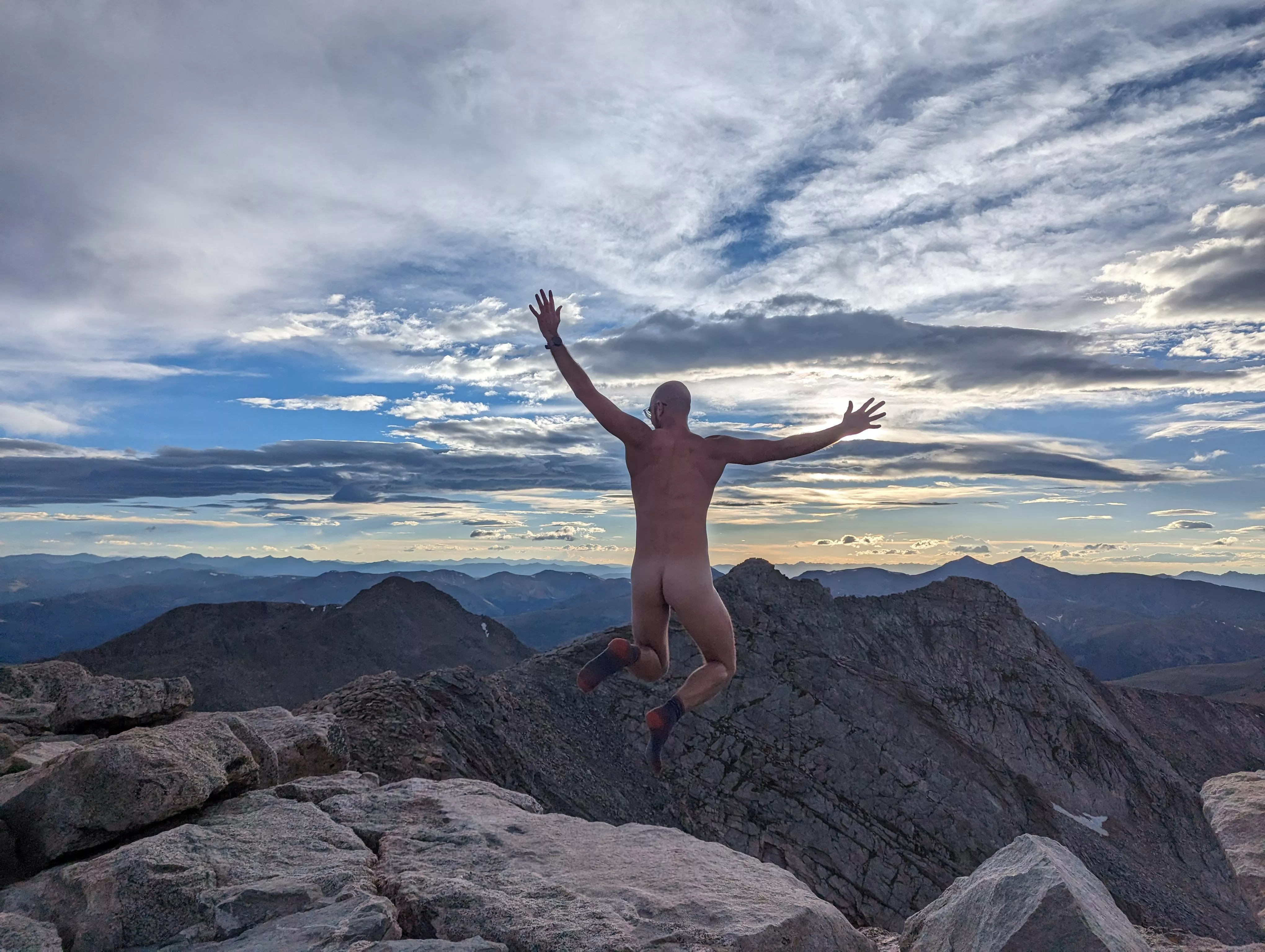 Having fun at sunset and 14k