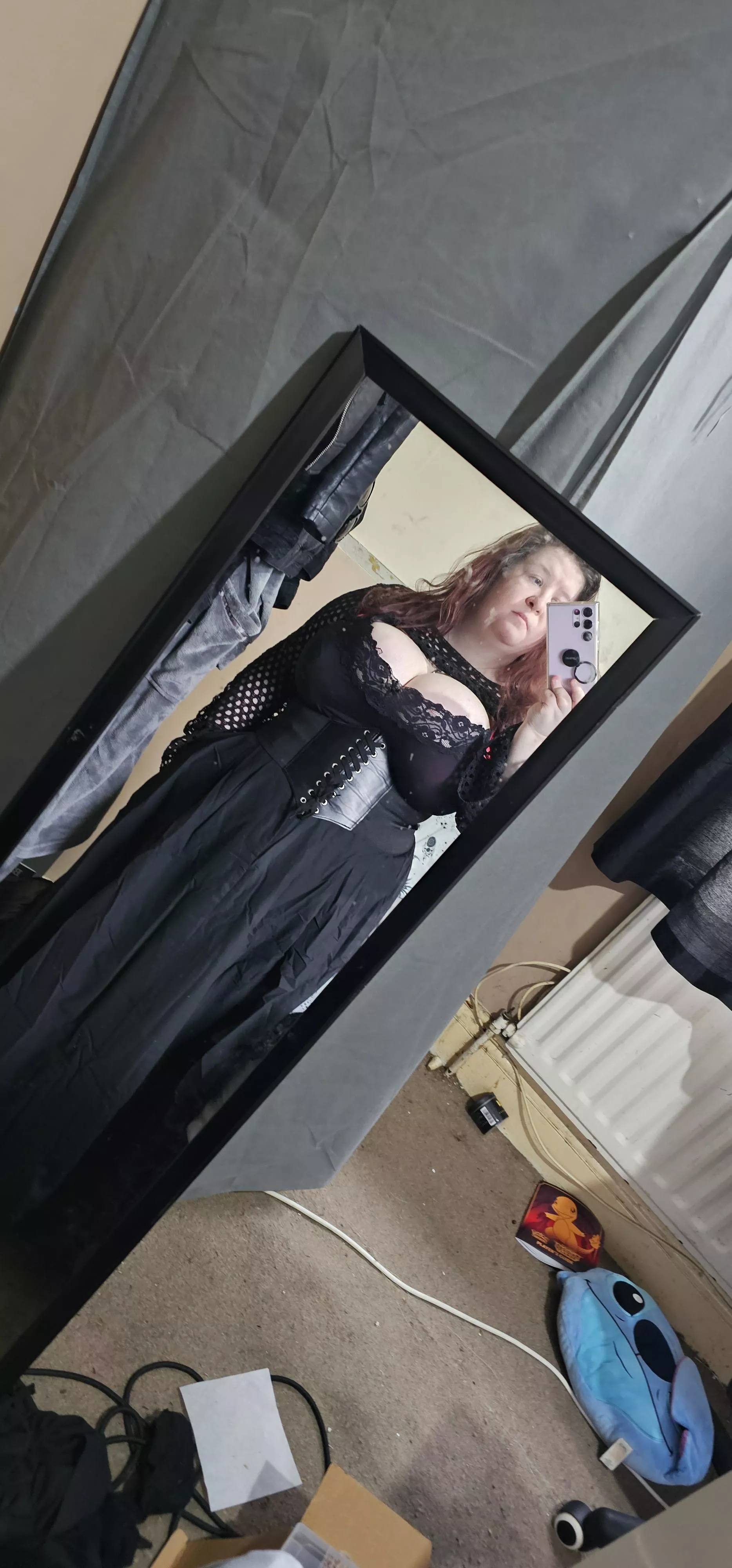 I call this outfit my goth Mommy look