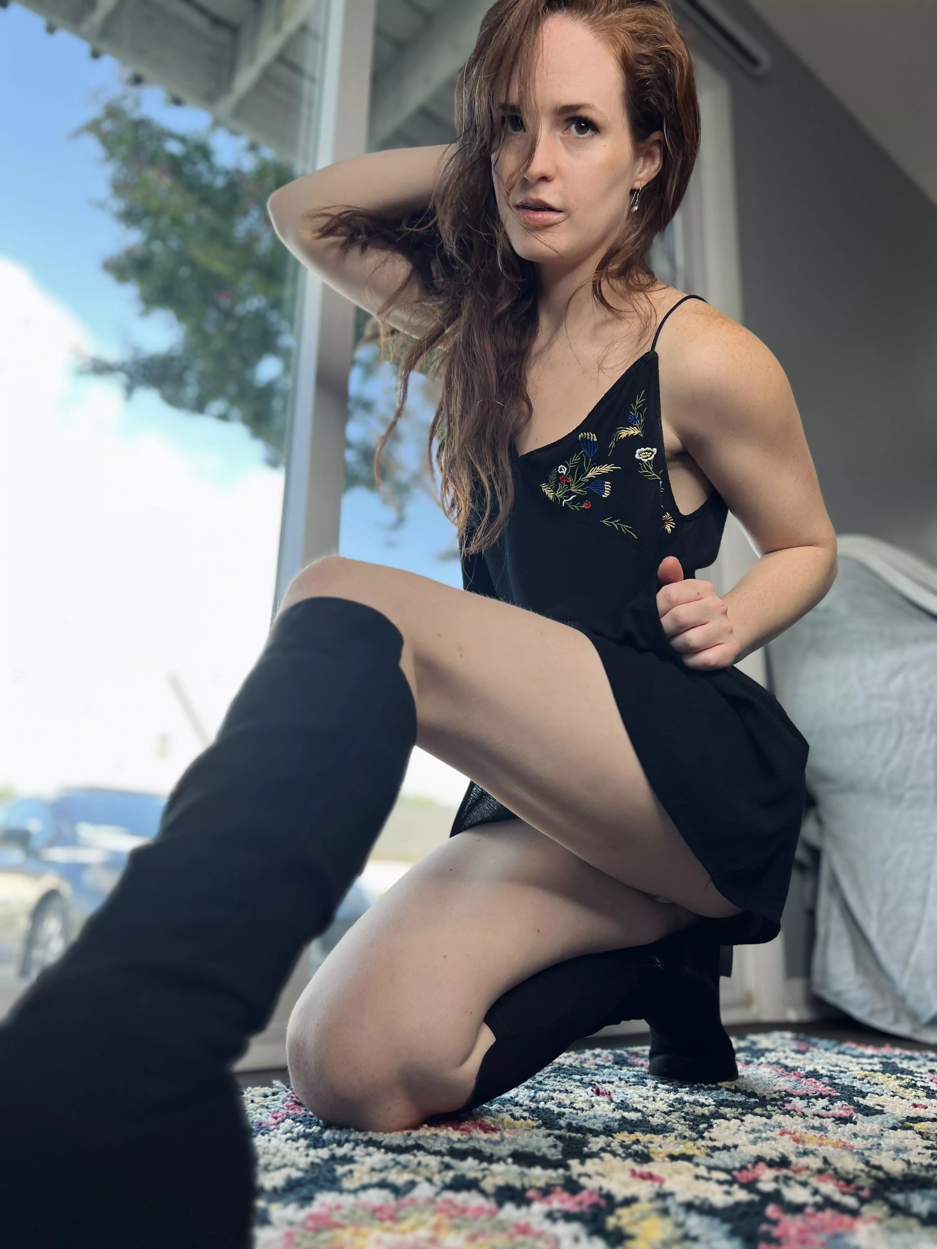 I finally found a black sundress. I’ve finally brought my usual edge straight into the summer heat.