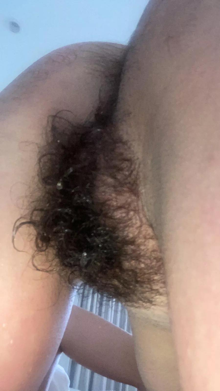 I look twice as hairy this position, is it too much?