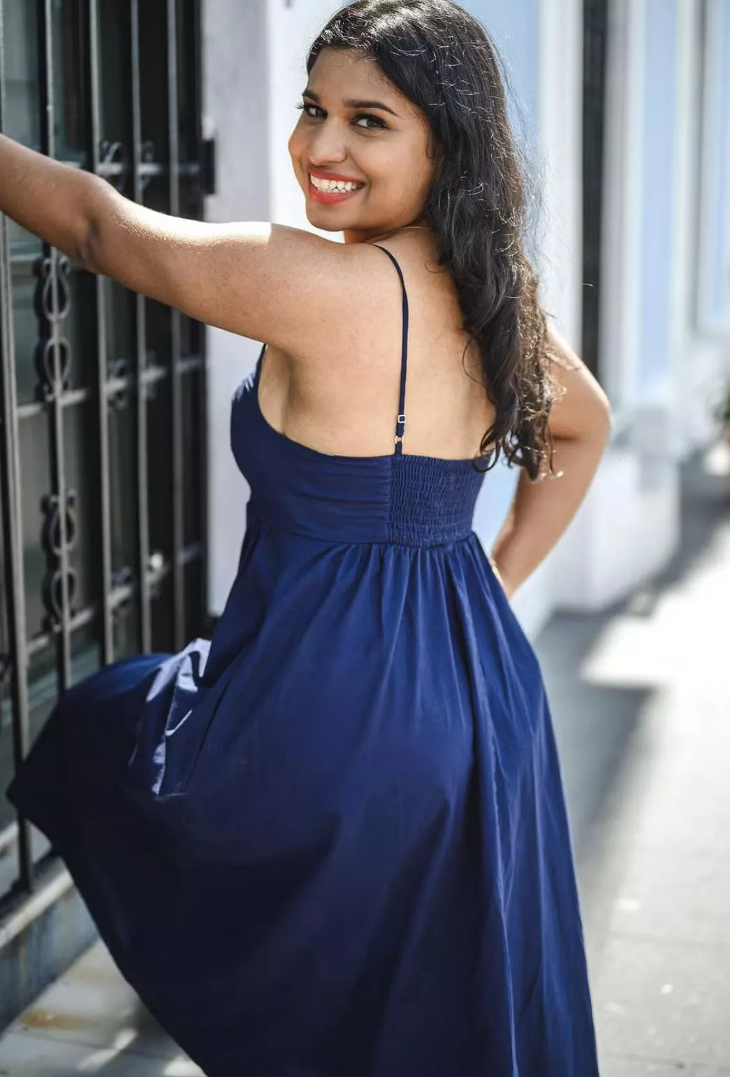 i love the color blue on me