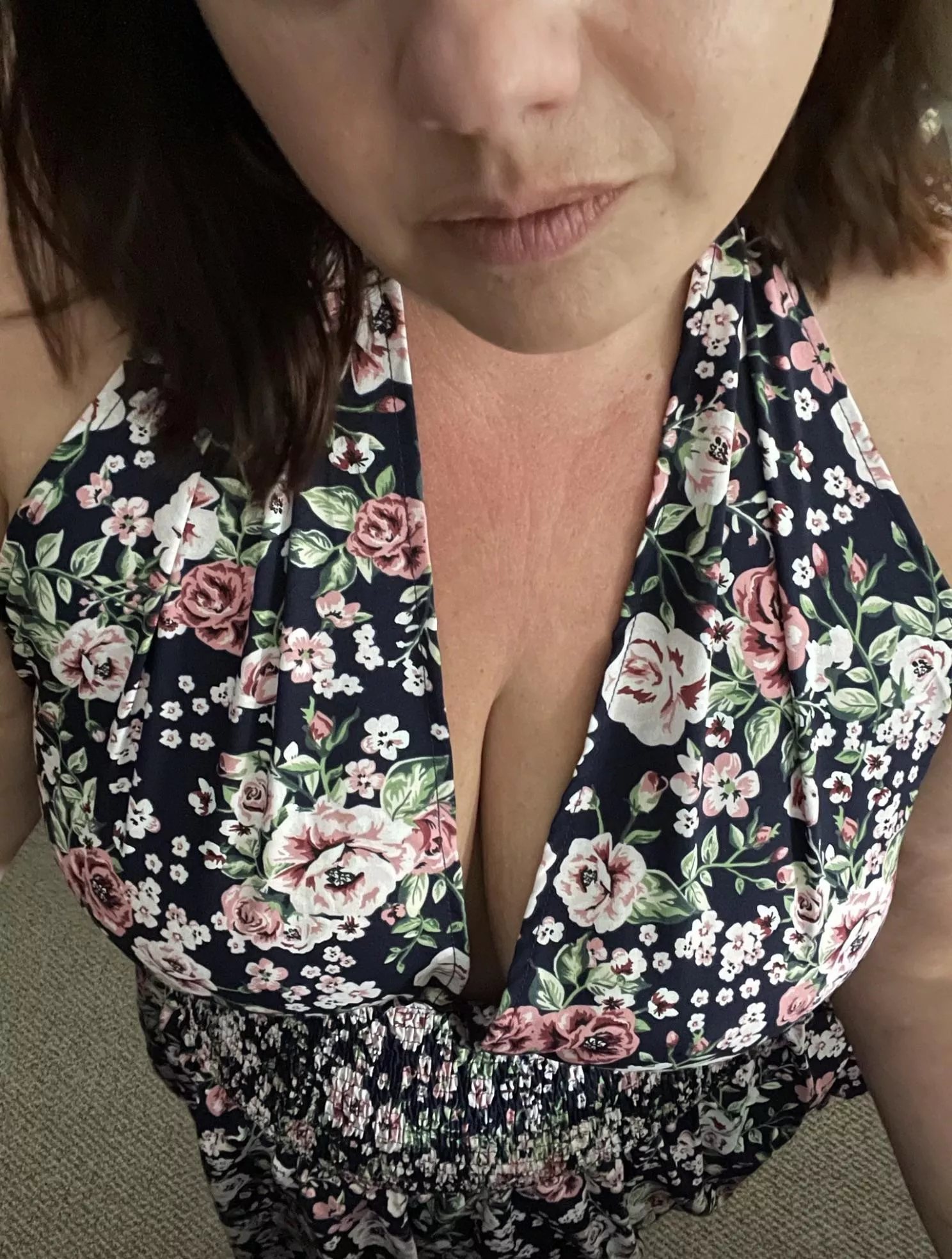 Just another braless sundress…