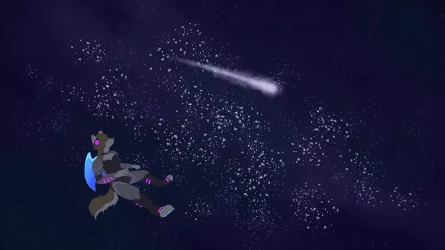 Just floating peacefully in Space