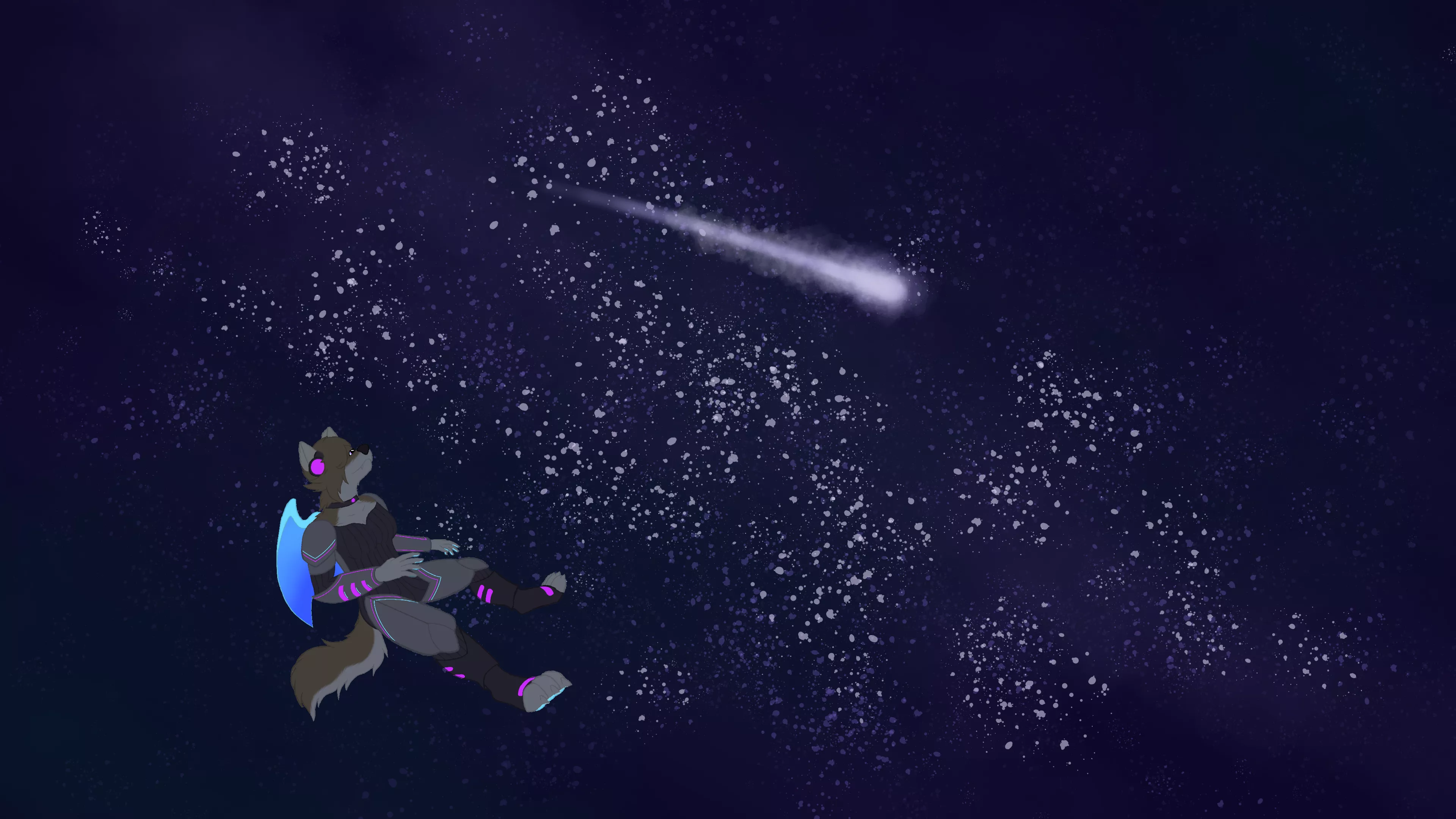 Just floating peacefully in Space