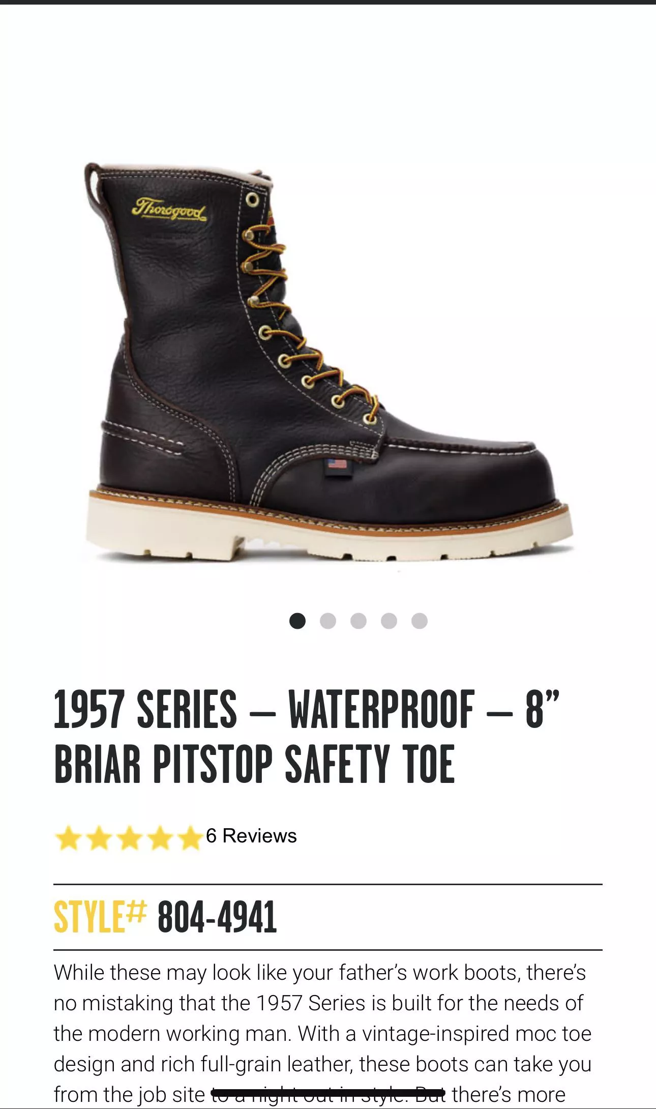 Look for boots like this with no safety toe.