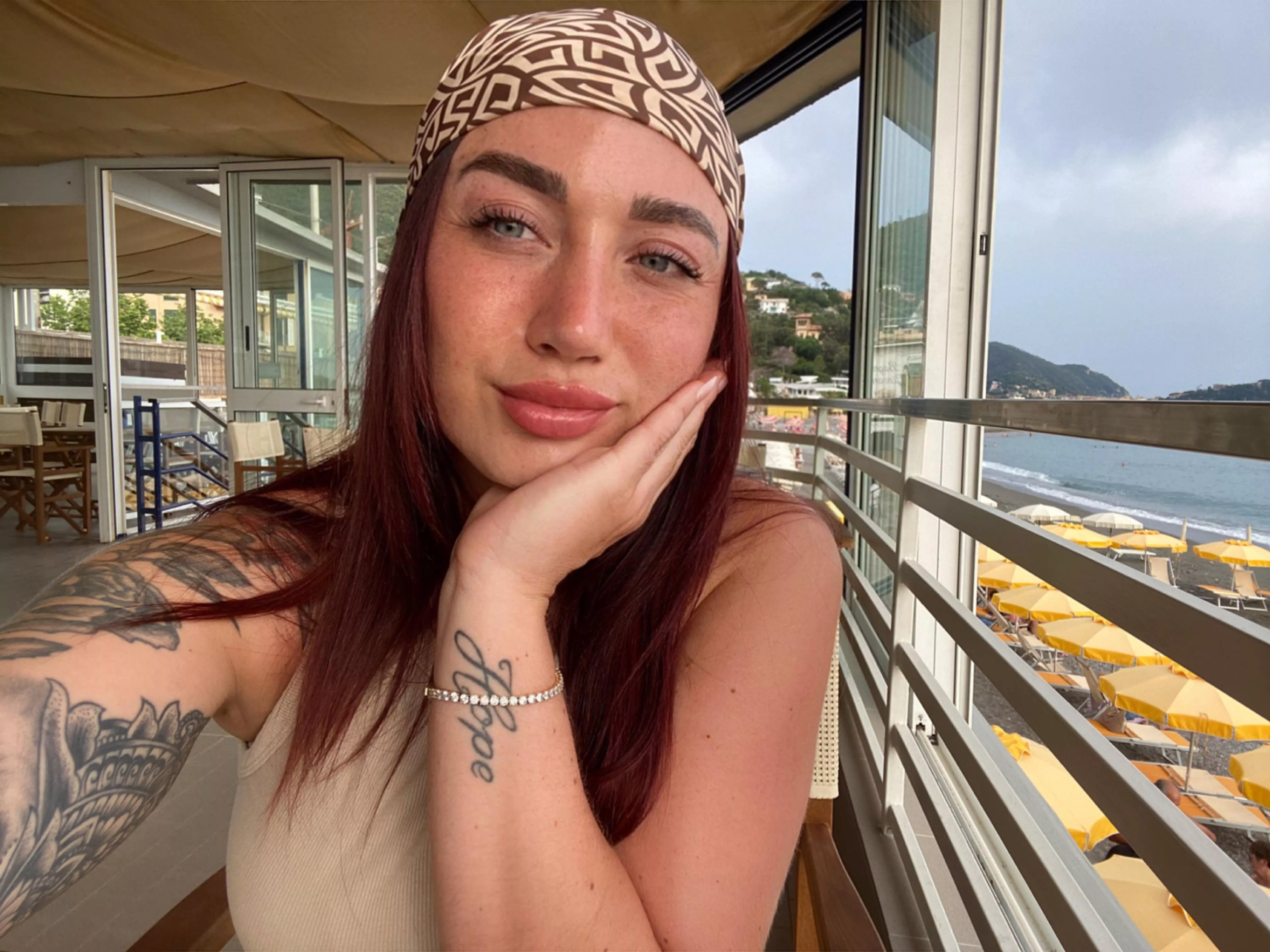 Love to show off my freckles