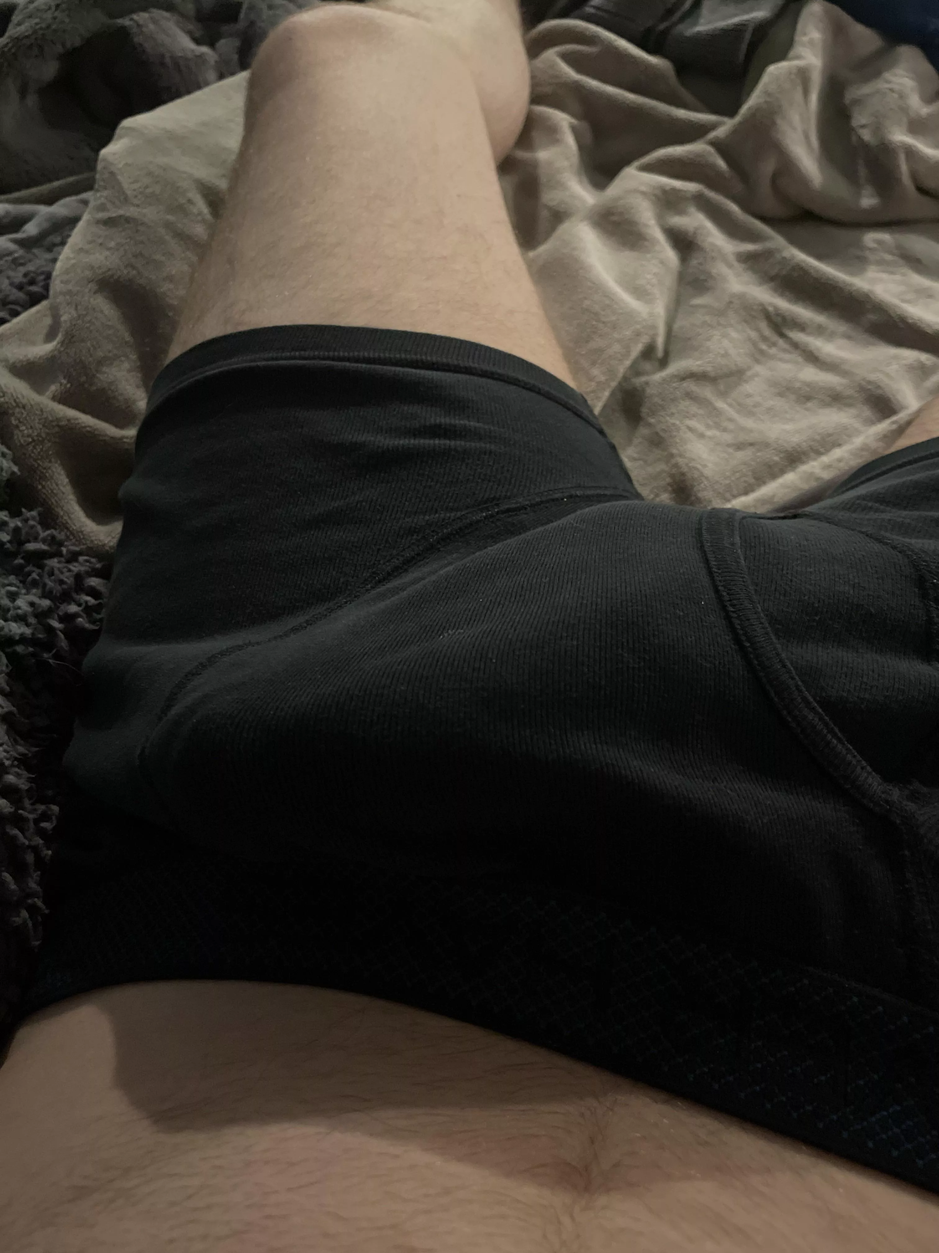 Morning wood bulge