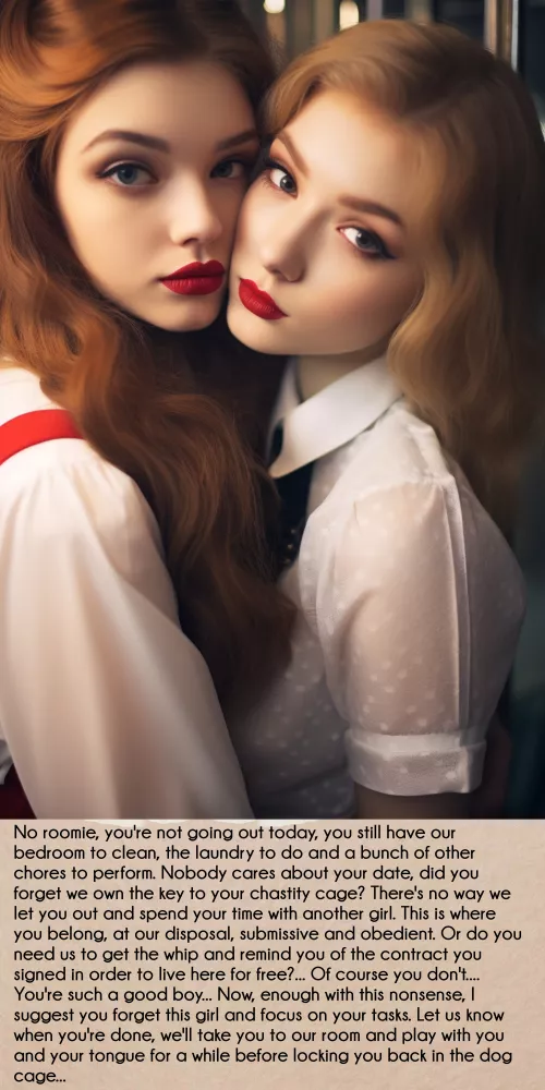 No one told you to take a break, roomie...