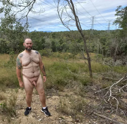 Out for a walk in the bush.