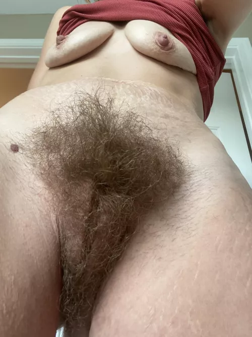 Real women have some fur on their pussy, right?