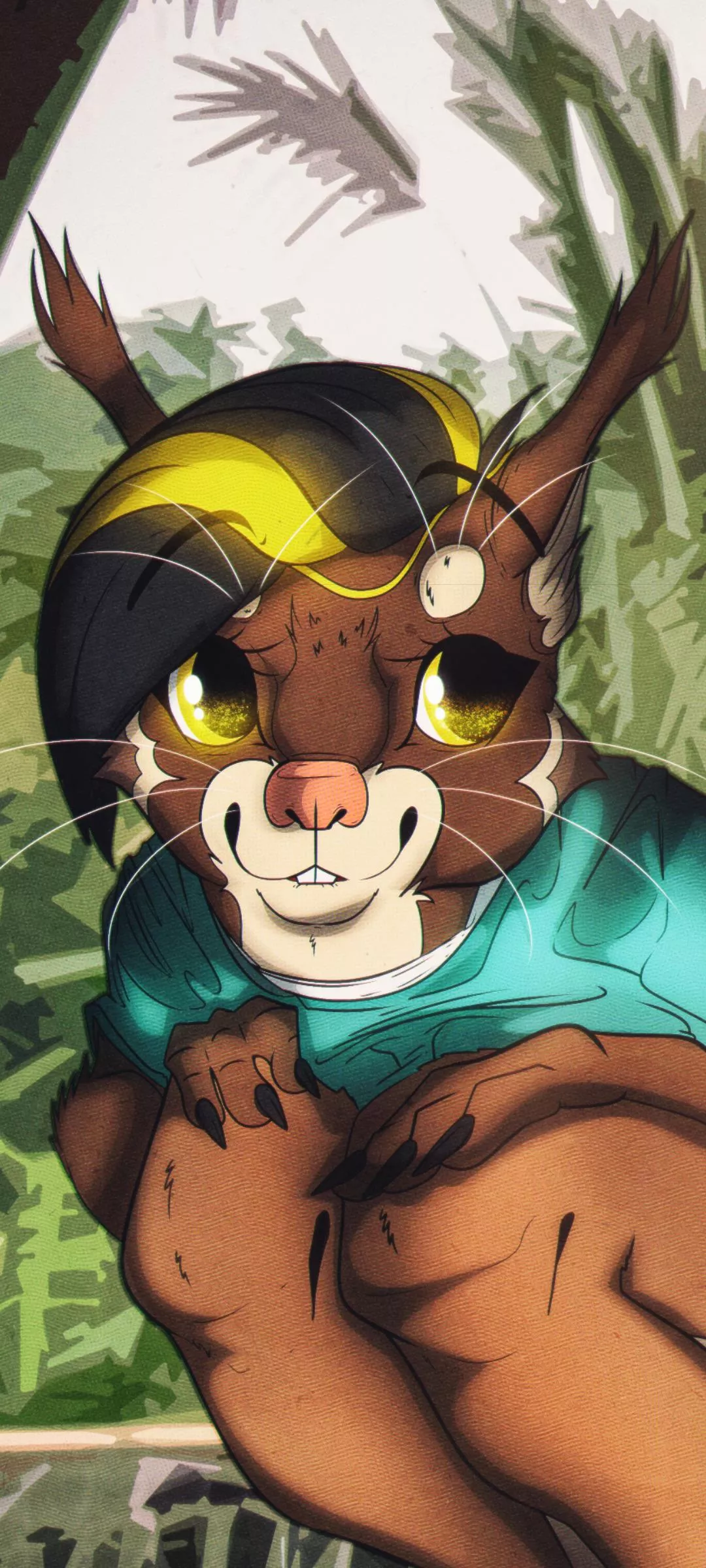 Squirrel (Art by me: 0l-Fox-l0)