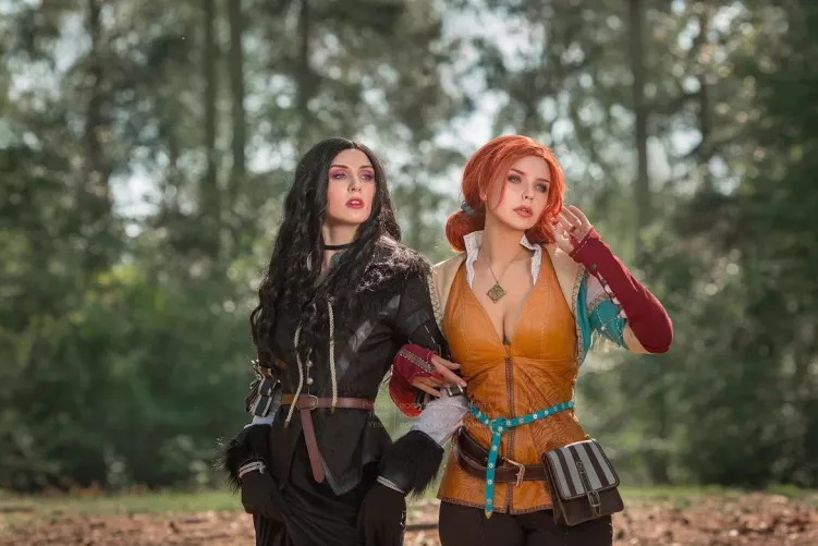 Triss by Asamigate, Yennefer by Maria Muller [The Witcher]