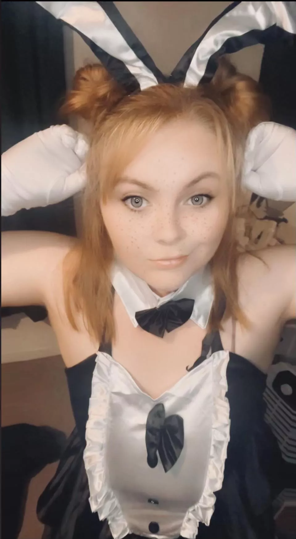 Trying out potential Halloween costumes