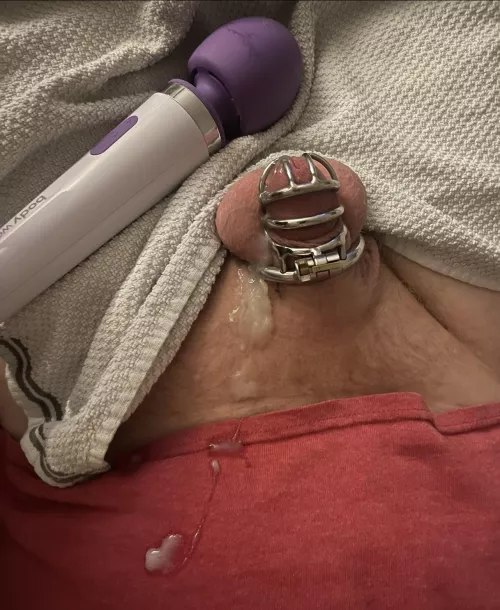 Wife decided to give keyholding a try. This was my reward, and her training.