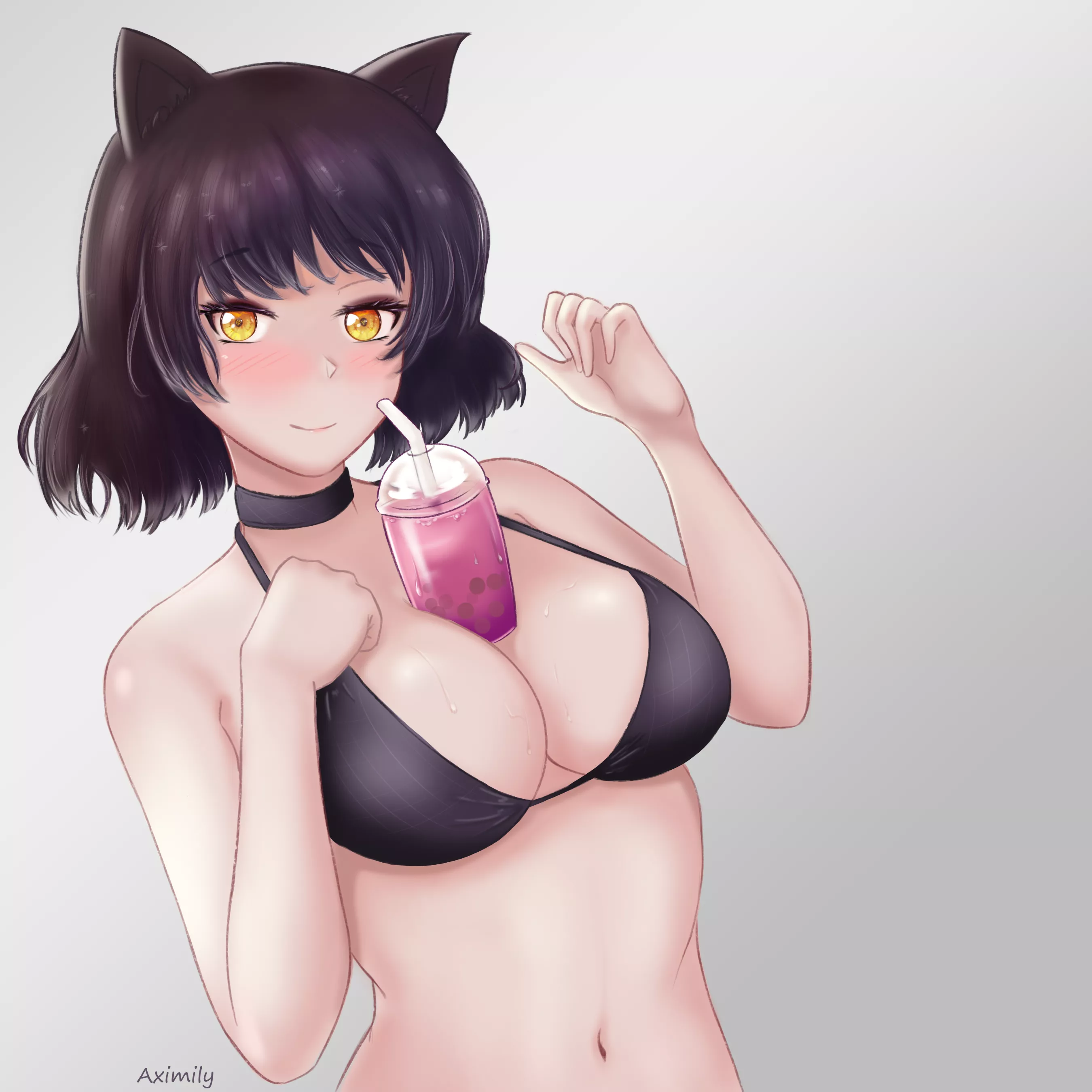 Blake's bubble tea challenge (Aximily)