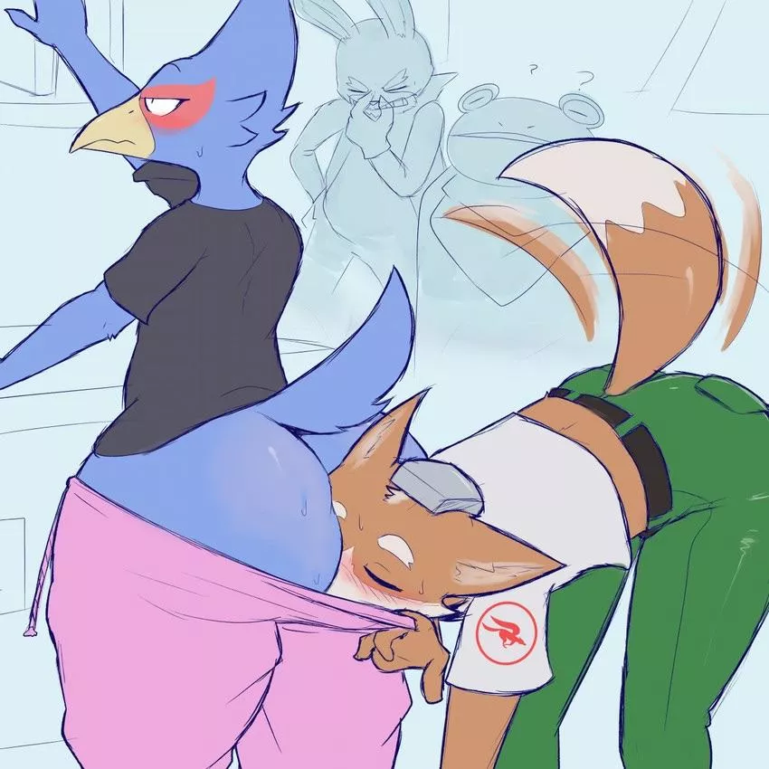 Discreet sniff (fawxythings)