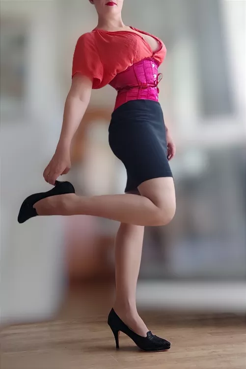 I will just check my heels and I'm ready for tomorrow