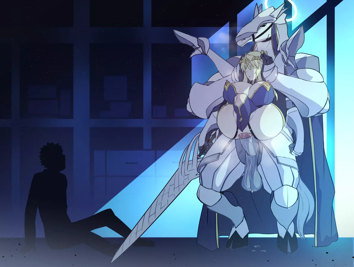 Imagine summoning Lancer Artoria/Lion King like this