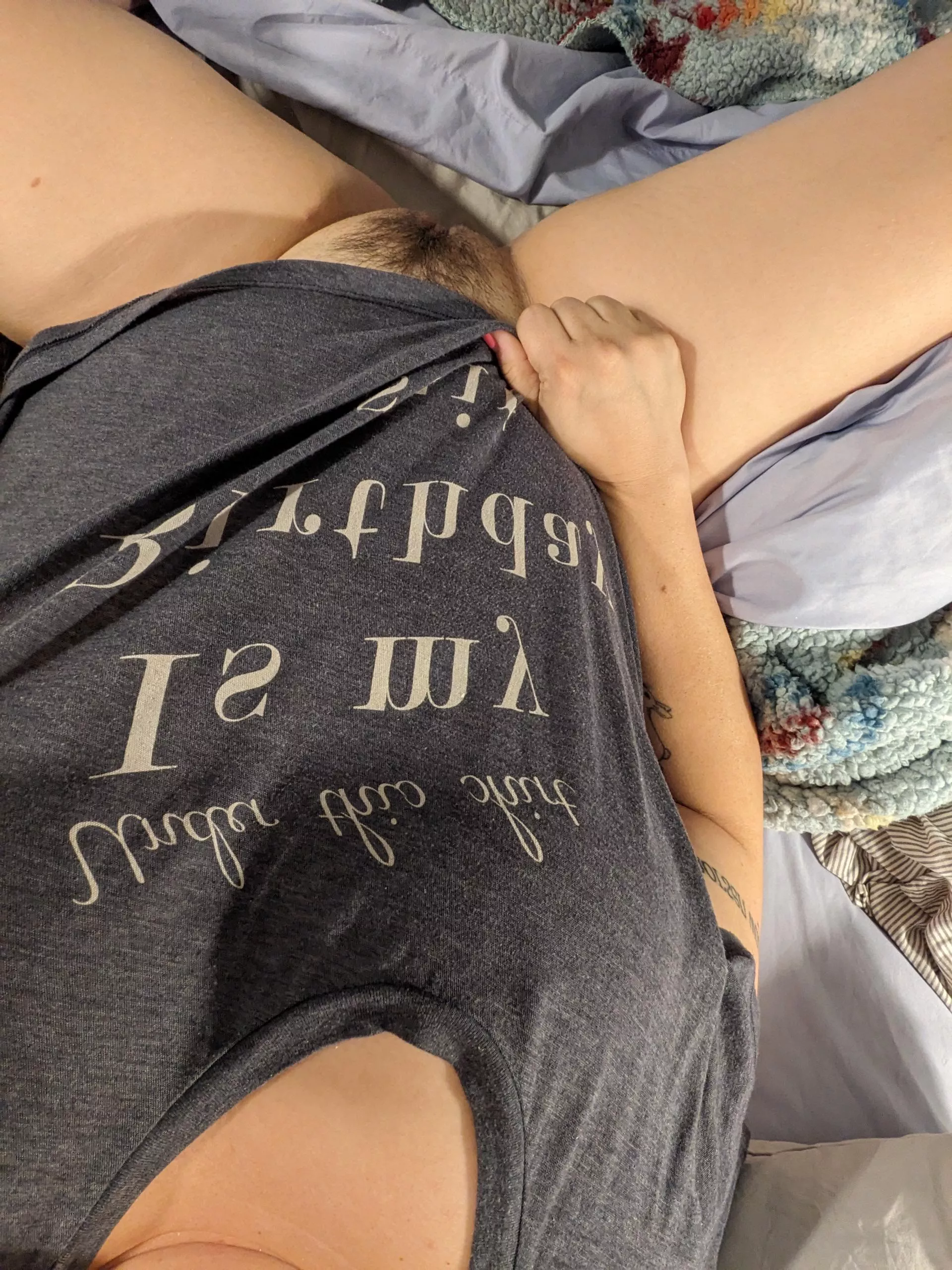 Juicy mound peeking out