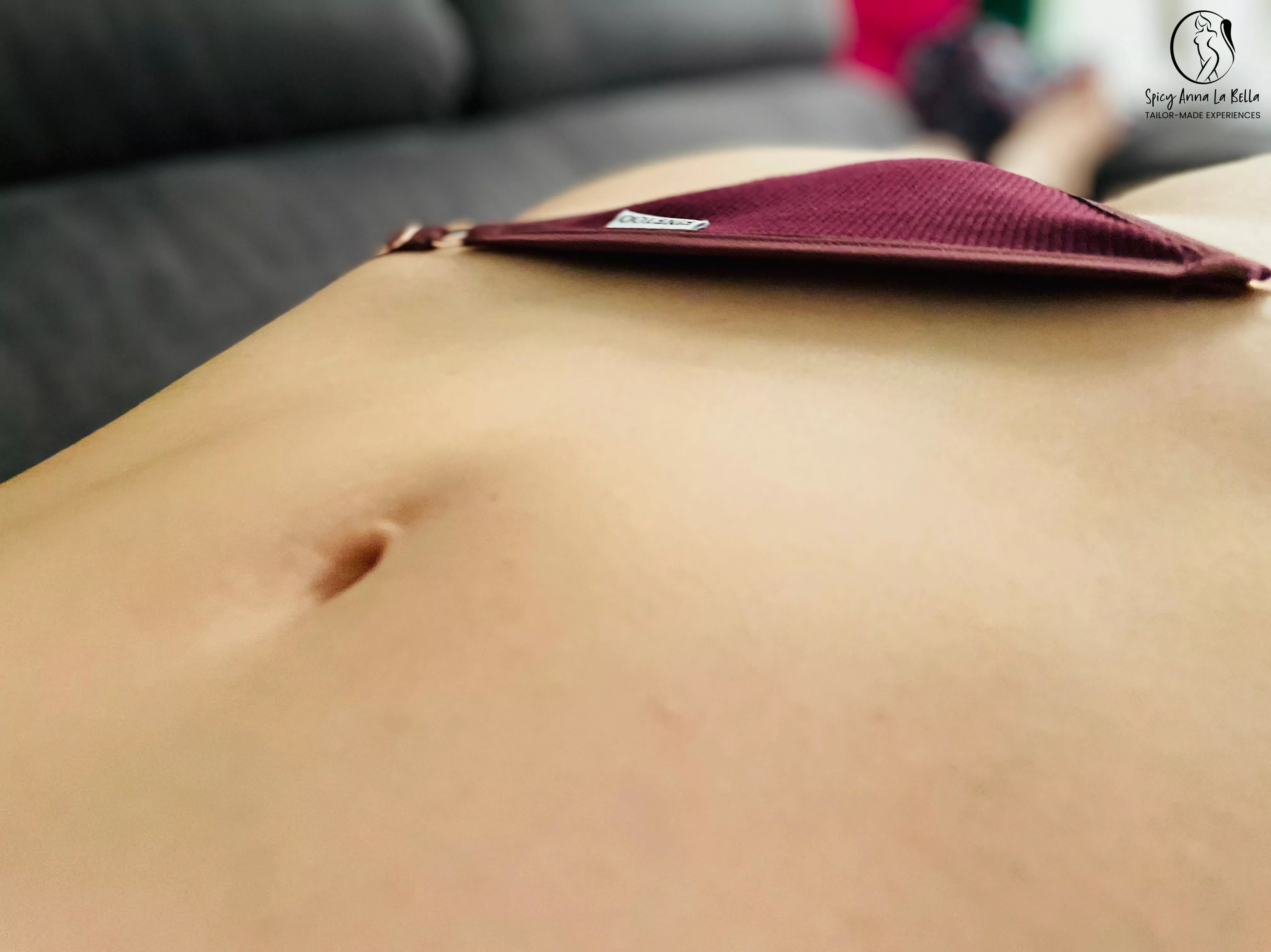 Just laying on my sofa