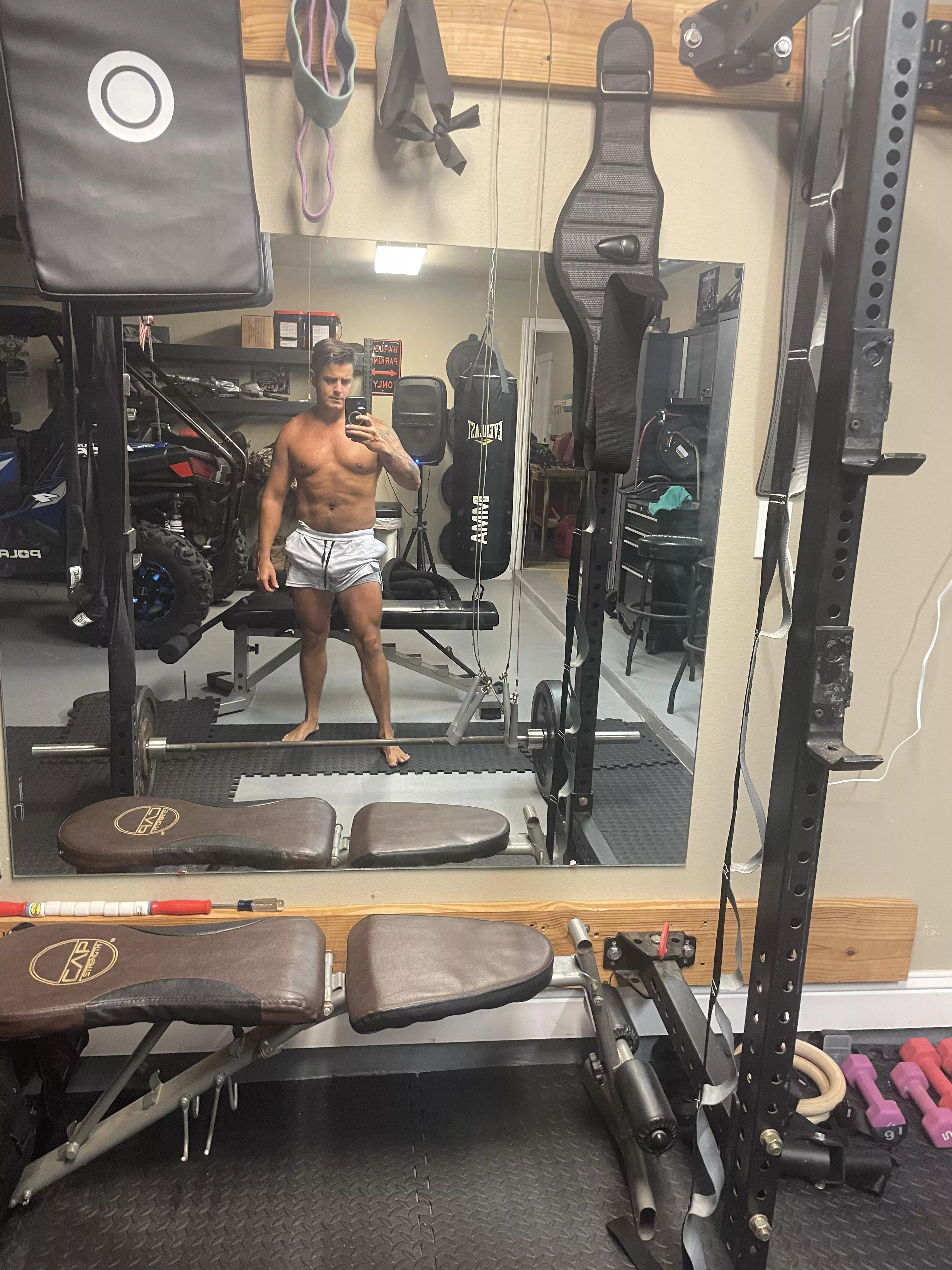 Not gonna be nude. But 9” hung.